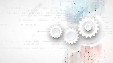 Cyber security and information or network protection. Future tec