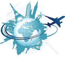 Travel background.