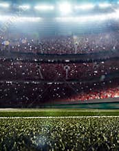 Grand multisport arena background 3d render