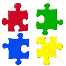 Basic colors puzzels