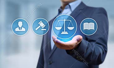 Labor Law Lawyer Legal Business Internet Technology Concept