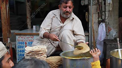 Free Food Distribution Among Poor People