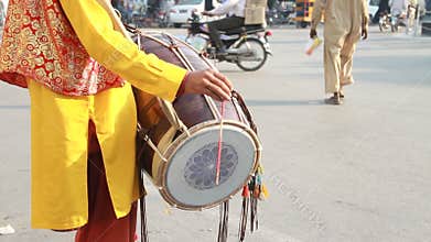 Punjabi Drum Beater