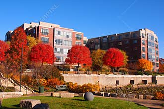 Milton Landing Apartment Complex And Pubic Walk