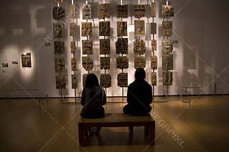 British Museum sculpture display