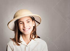 Portrait of a little explorer