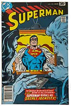 Old Vintage Comic Book, Superman