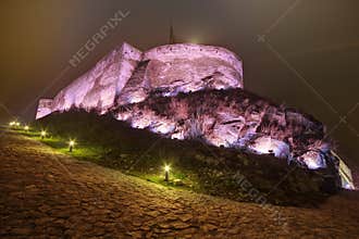 Medieval Deva Fortress in Europe, Romania