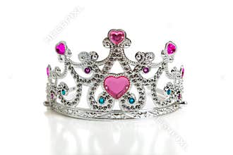 A child's toy princess tiara