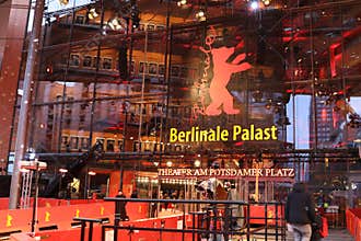 Berlinale Palast exterior during the 68th Berlinale Film Festival