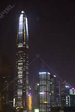 City Shenzhen modern buildings night view