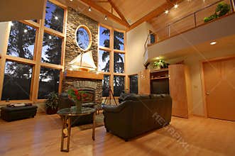 Interior of an Upscale House