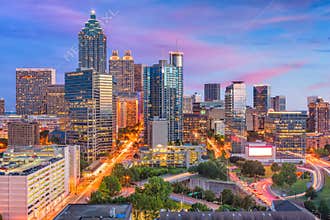 Atlanta, Georgia, USA Skyline