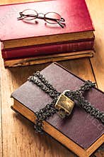 Lock up an old book
