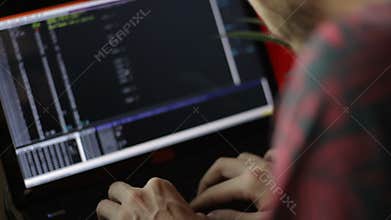 Anonymous Programmer Hacker Writing Codes