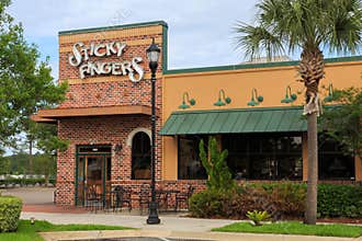 Sticky Fingers Ribhouse Restaurant Storefront