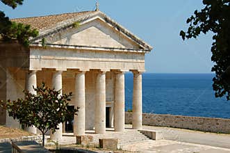 Classical temple in Greece