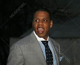 Jay-Z Arrives at Vanity Fair Party for 2005 Tribeca Film Festival in Lower Manhattan