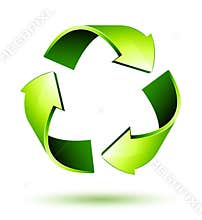 Recycle Arrows. Recycle symbol