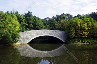 Stone arch bridge