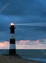 Lighthouse in the dusk