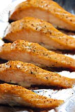 Baked salmon