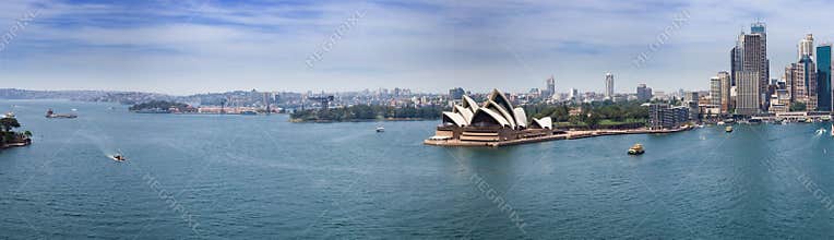 Sydney harbour panorama
