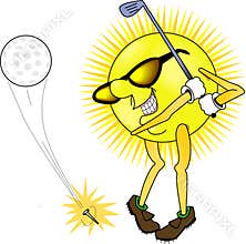 Sun_golfing