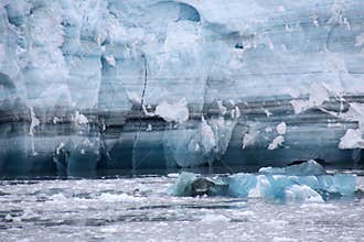 Hubbard Glacier Ice - untold years of history