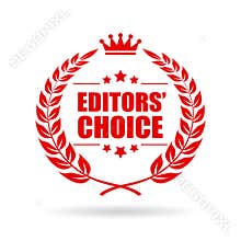 Editors choice vector icon