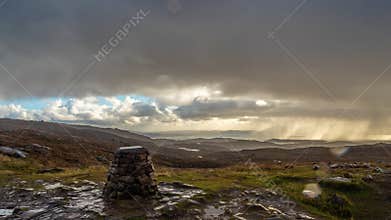 Panoramic views from the top of Bealach na BÃ 