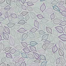 Seamless autumn pattern with leaf. Botanical backdrop
