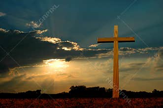 Cross at Sunset