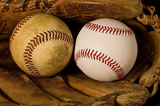 Old and New Baseballs