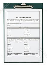 Job application form