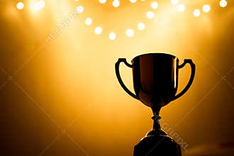 Gold Trophy competition in the dark