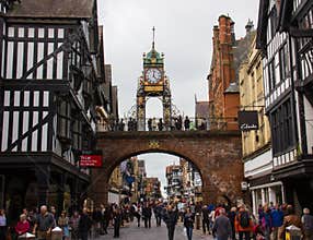 Eastgate Clock in Chester, England