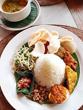 Indonesian & bali ethnic cuisine