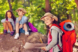 Activity to learn navigation treasure hunting game