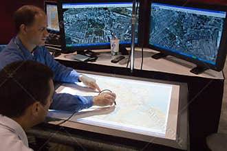 Digitizing maps at the ESRI user conference