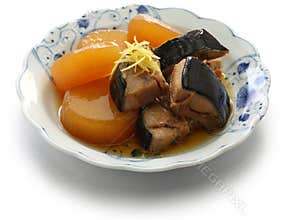 Buri Daikon, popular Japanese dish in the winter.