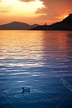 Lake Iseo sunset