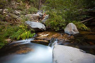 Long Exposure Water Flow in Sedona AZ