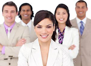 Presentation of a competitive business team