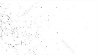 Abstract communication technology network digital loop background