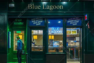 Blue Lagoon restaurant on Argyle Street under Central Station, G