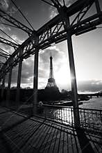Eiffel tower in paris france