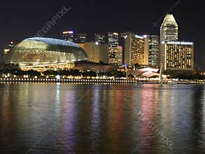 Colourful Marina Bay