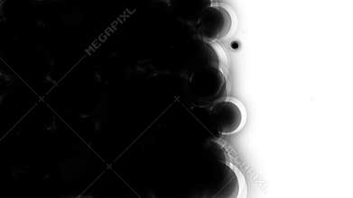 Clouds ink style matte transitions