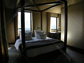 Beautiful architectural luxury bedroom